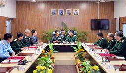 Thượng tướng Phan Văn Giang thăm Trường đào tạo Sĩ quan Lục quân Ấn Độ